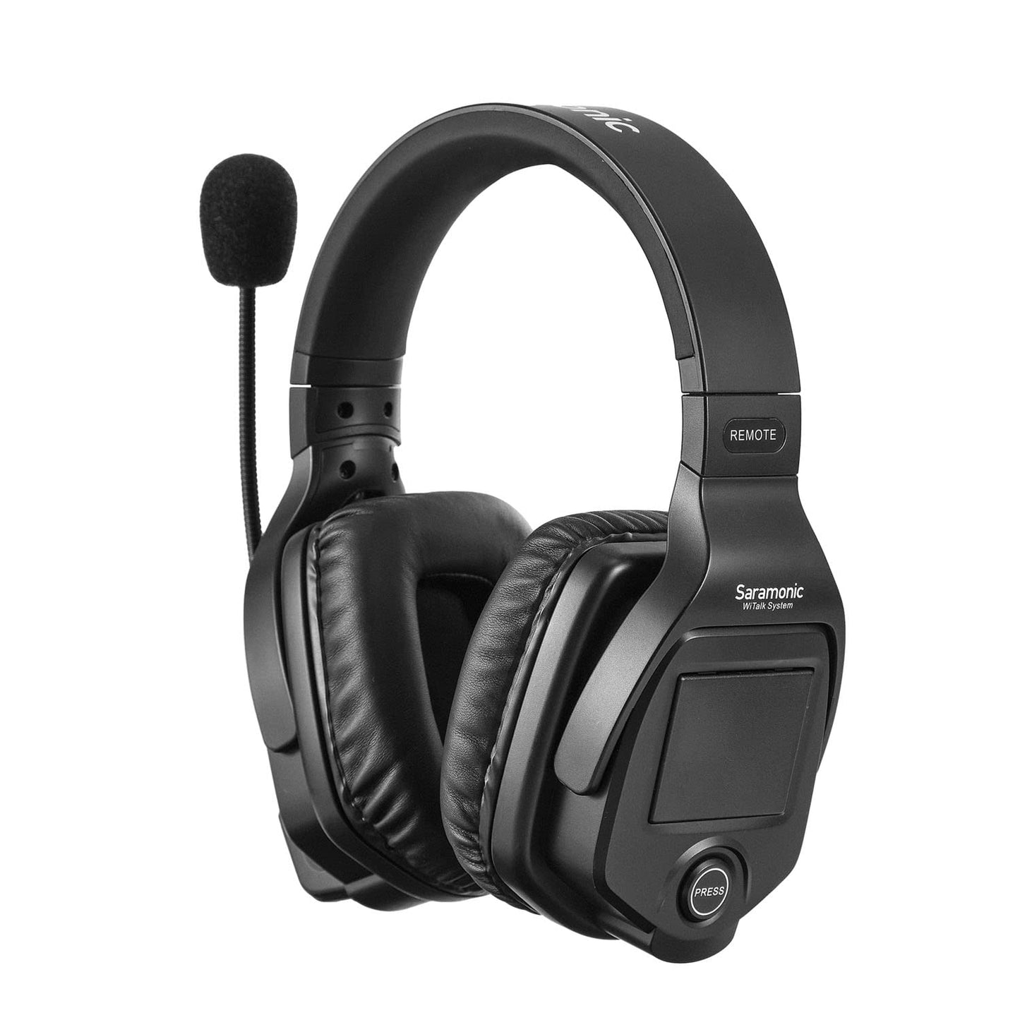 Saramonic WiTalk-WT6D - Sistema de intercomunicación de auriculares inalámbricos de doble oído para 6 personas con concentrador y estuche duro personalizado