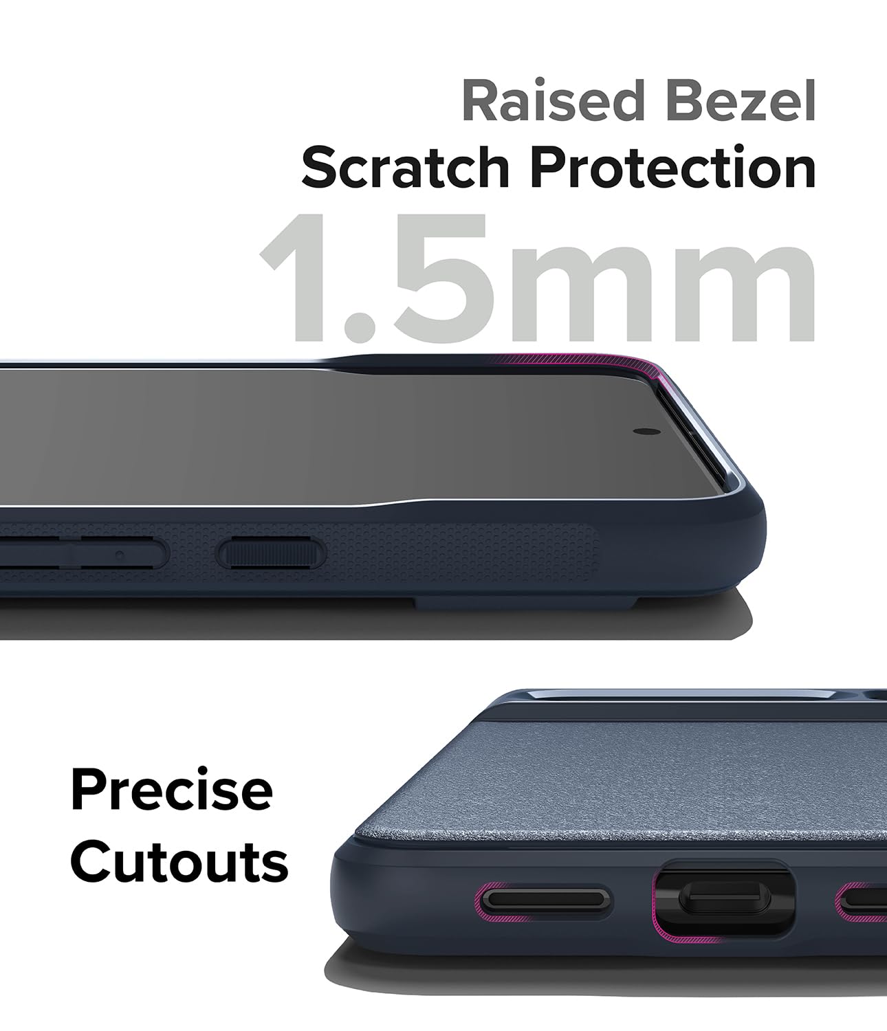 Funda Anti Huella Ringke Onyx Navy Protección para Google Pixel 8 Pro 5G