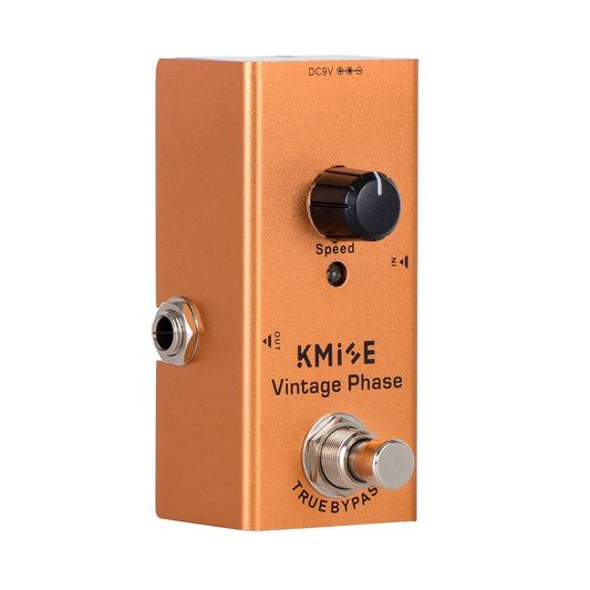 lotmusic Pedal de efectos de guitarra eléctrica Mini tipo único DC 9V True Bypass (Vintage Phase)