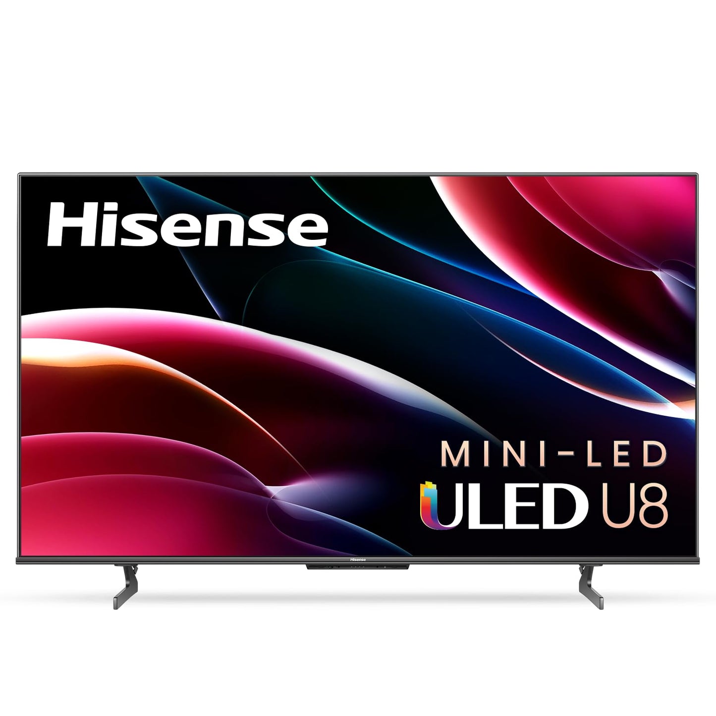 Hisense U8H QLED Series Quantum 4K ULED Mini-LED 55-Inch Class Google Smart TV with Alexa Compatibility, Quantum Dot, 1500-nit HDR10+, and Dolby Vision (55U8H, 2022 Model)