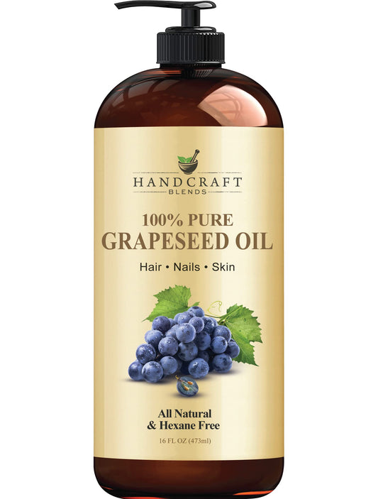 Aceite de Semilla de Uva Artesanal 100% Puro Natural Grado Terapéutico para Aromaterapia