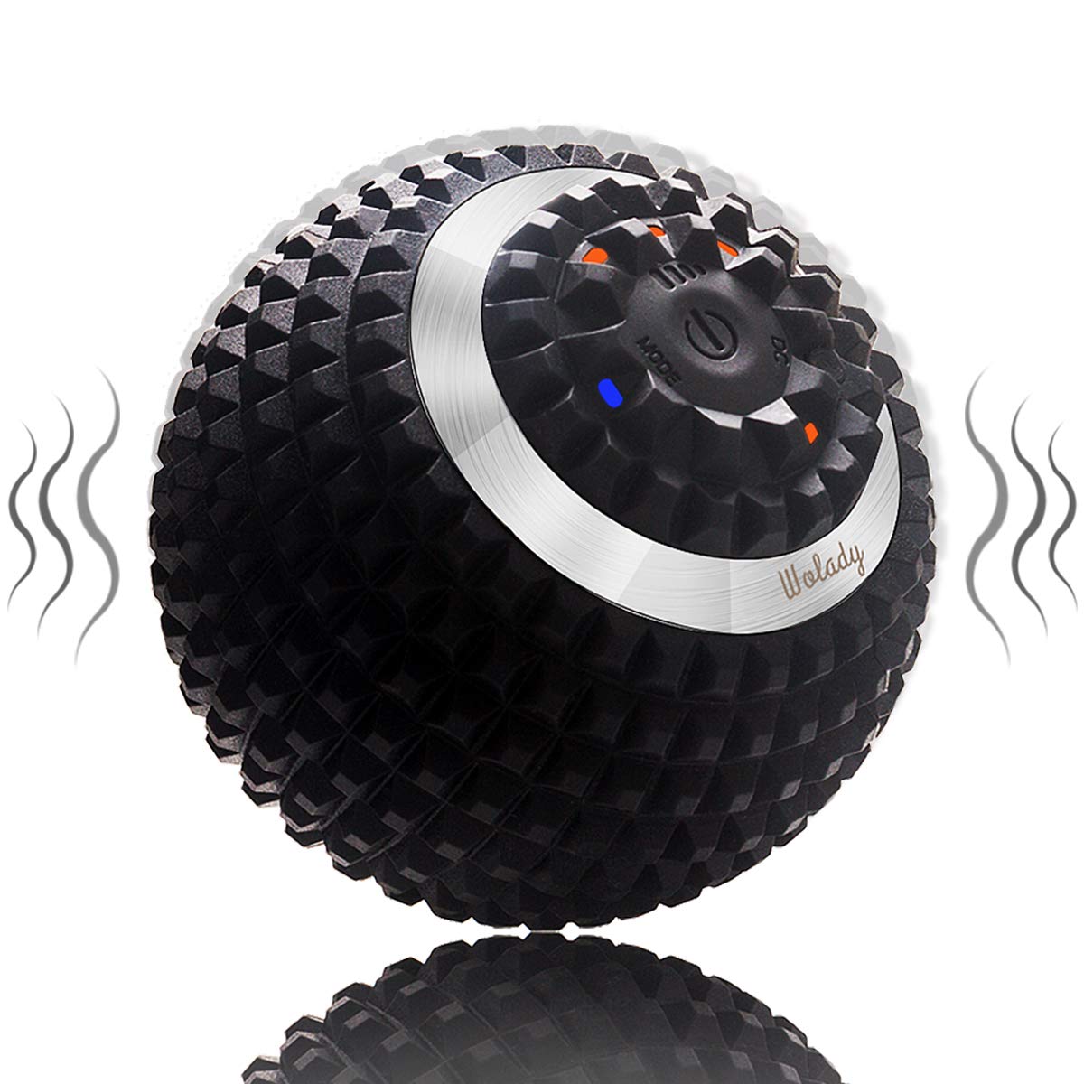 Bola de Masaje Vibratoria Wolady Alta Intensidad Lavable Recargable para Fitness y Yoga