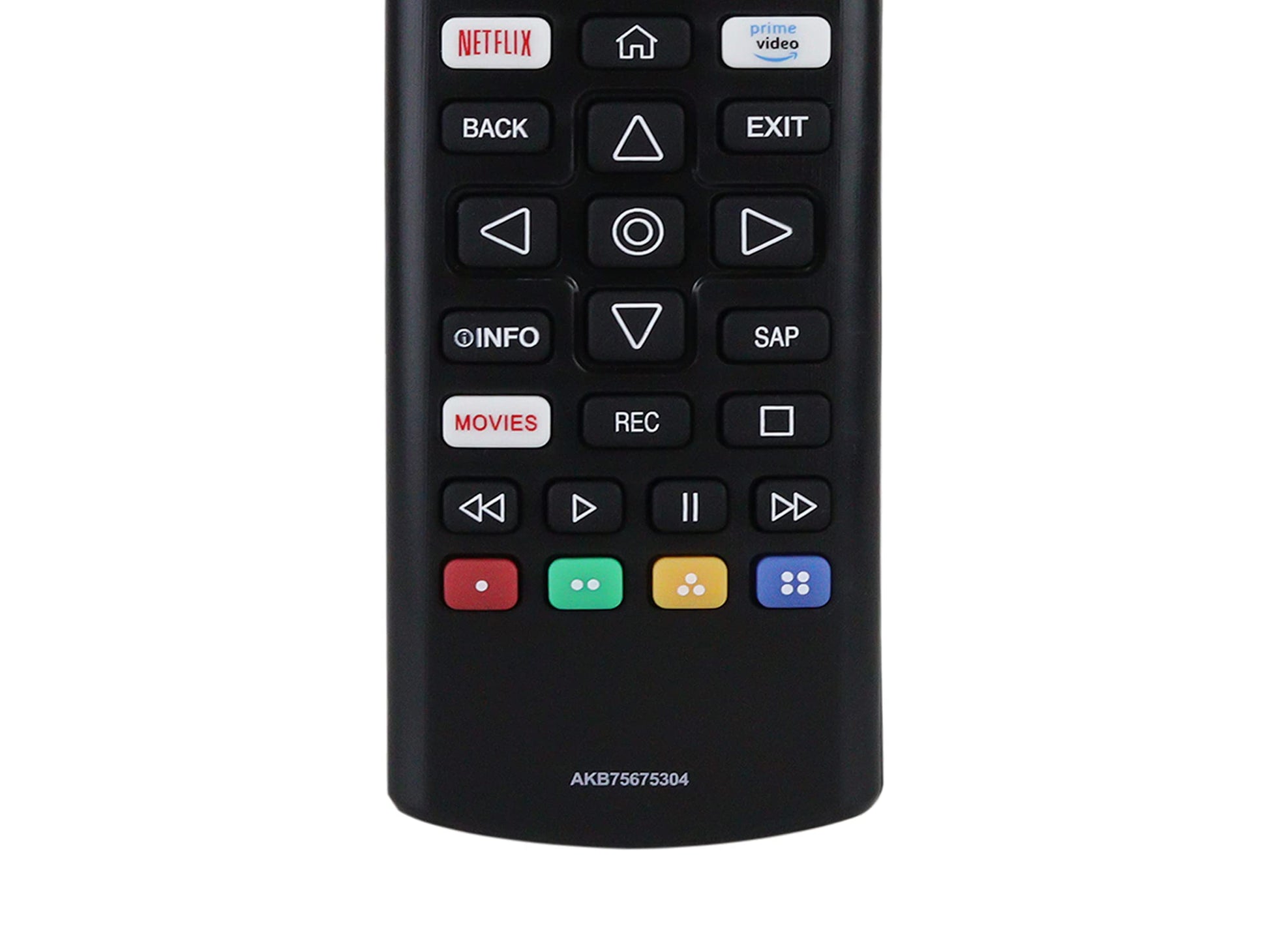 LIDERT Control Compatible con Akb76037603 Smart TV 2021 Disney Netflix Prime Video Movies 32LM637BPUB 43LM5770PUA 43LM6370PUB 43UP7500PSF 43UP7700PSB 50UP7000PUA 50UP7500PSF 50UP7700PSB