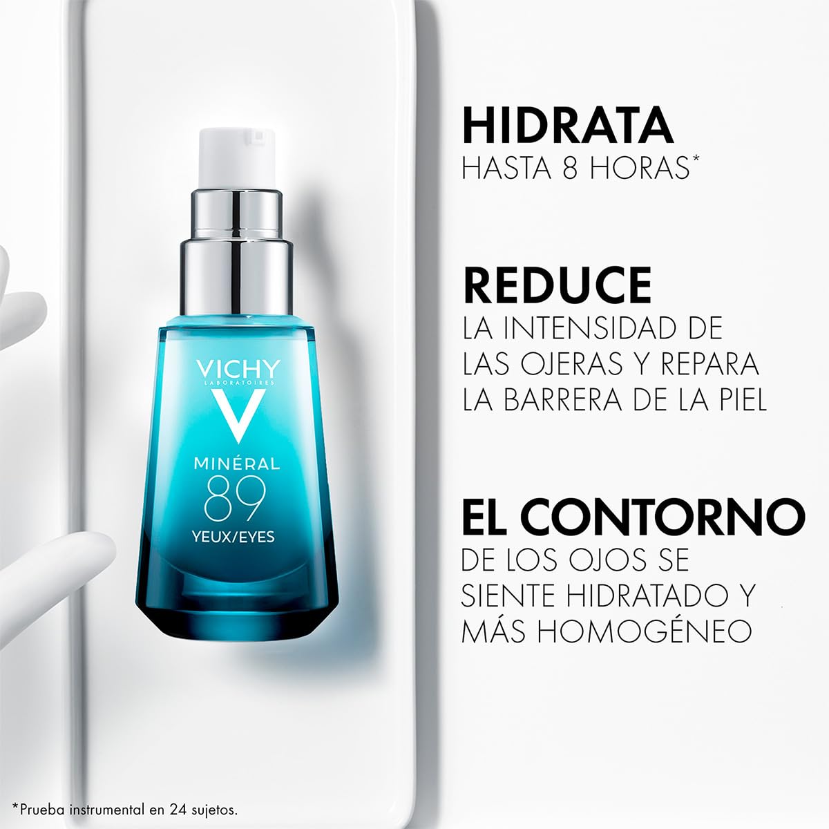 Tratamiento para Contorno de Ojos con Ácido Hialurónico Vichy Minéral 89 15ml
