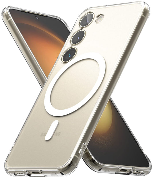 Funda Magnética Antihuellas Ringke Fusion Matte Clear para Samsung Galaxy S23 5G