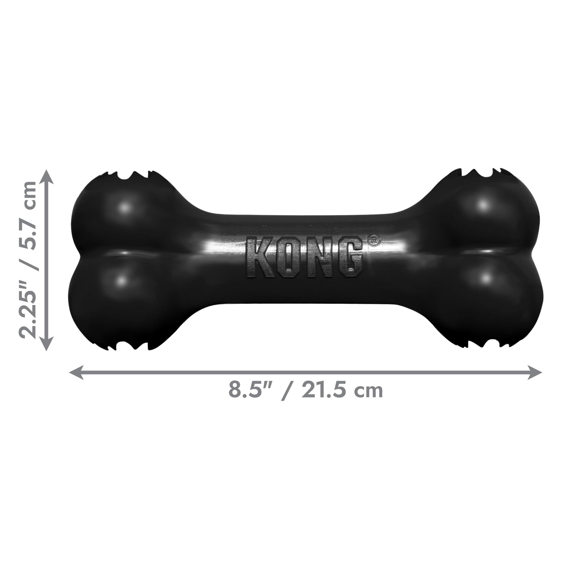 Kong Extreme Goodie Bone, Color Negro, Grande