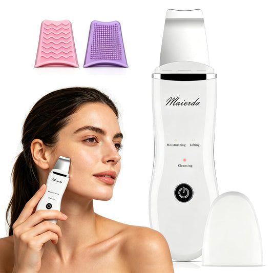 Limpiador Facial Ultrasónico Skin Scrubber Peeling para Mujer