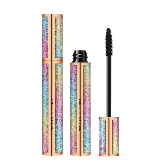 4D Silk Fiber Lash Mascara, Waterproof Tubing Mascara Black, Luxuriously Longer, Voluminous Eyelashes,Natural Lengthening Smudge-proof Mascara,Hypoallergenic,No Clumping,Easy to Apply & All Day Full