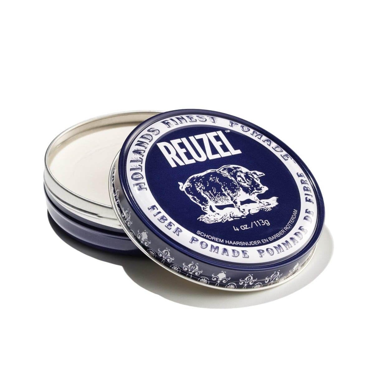 Reuzel pomada de fibra - Fórmula de cera concentrada para hombre con fijación natural y orgánica - Producto vegano que da volumen y define, sencillo de poner y quitar con fragancia original - 113 g