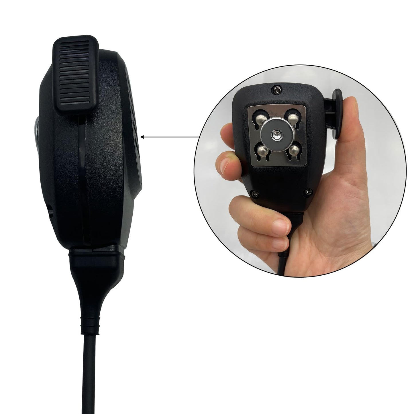 Plug Radio de Hombro RJ45 6 Pines HYT Kenwood para Radiocomunicaciones Profesionales