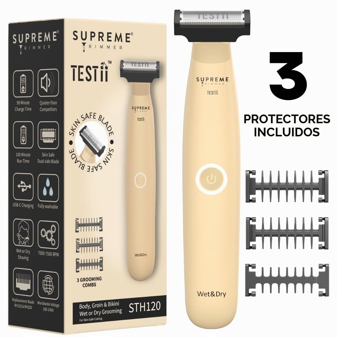 Supreme Trimmer Testii STH120 - Cortadora de pelo para hombre