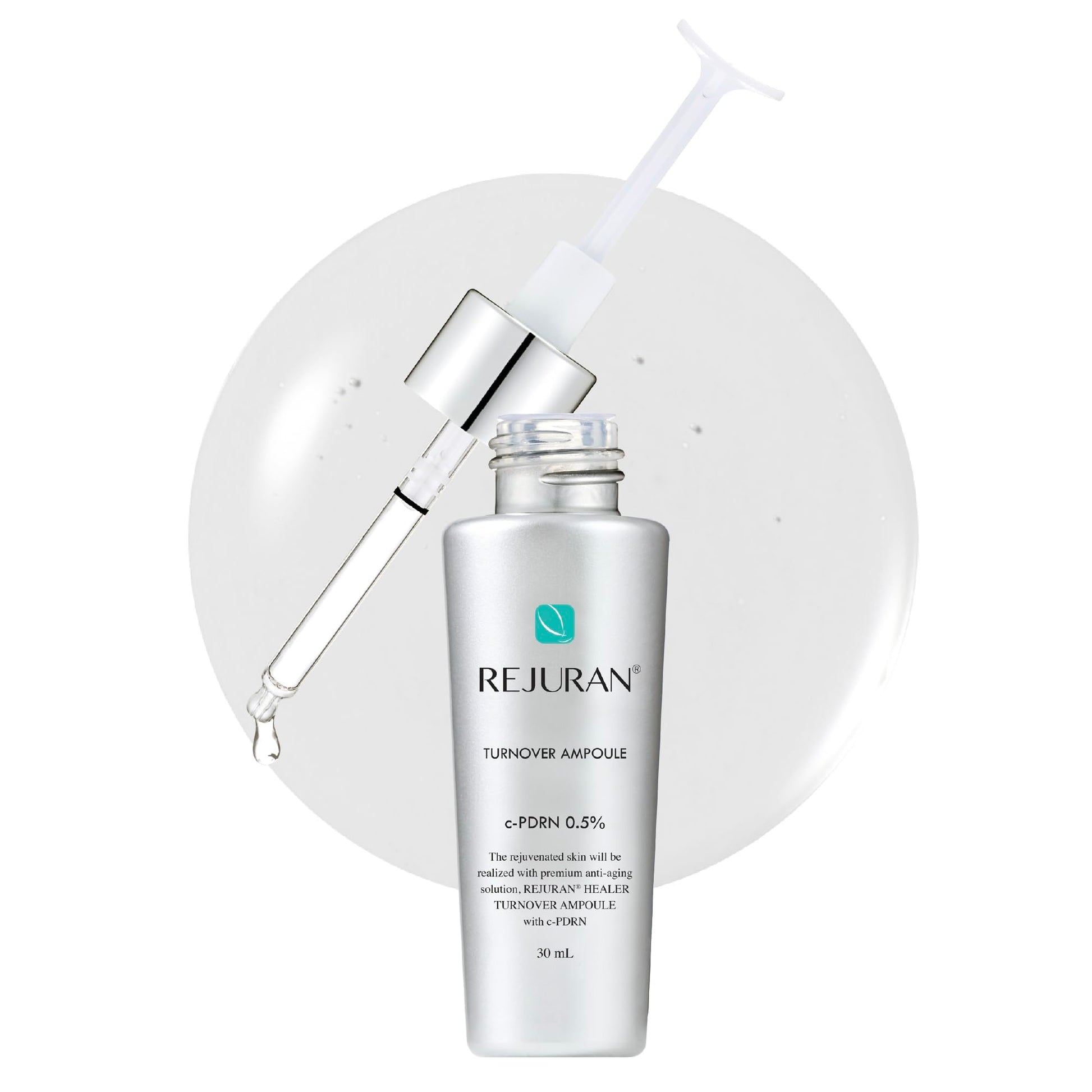 ® Ampolla Turnover, suero facial antienvejecimiento c PDRN® para una piel firme, radiante y joven. Cuidado de la piel coreano desarrollado clínicamente (1,01 fl oz)