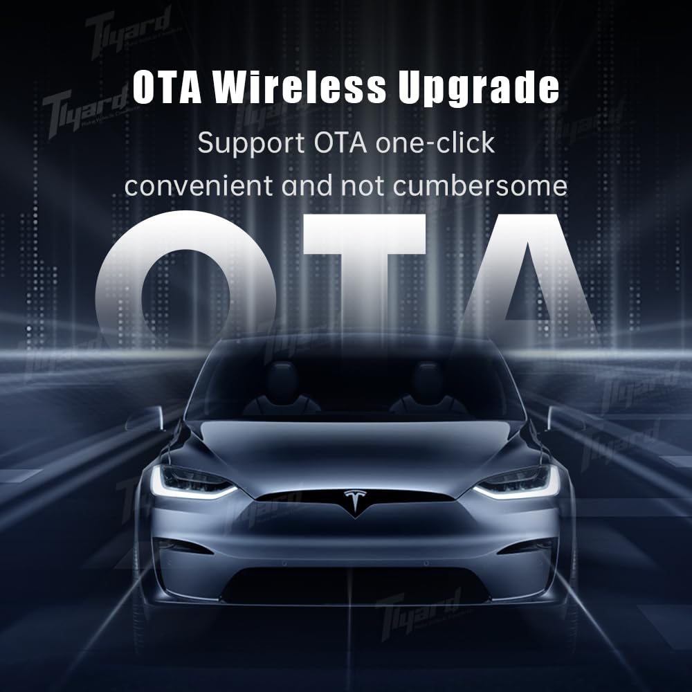 Pantalla Heads Up Display Tlyard para Tesla Model Y Model 3 8.9 Pulgadas HD con CarPlay y Android Auto OTA Actualizaciones
