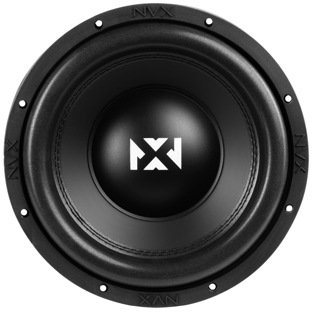 NVX YSW102 1600W de pico (800W RMS) Serie Y Subwoofer de 25,4 cm (10") de 2 Ohm para auto dual