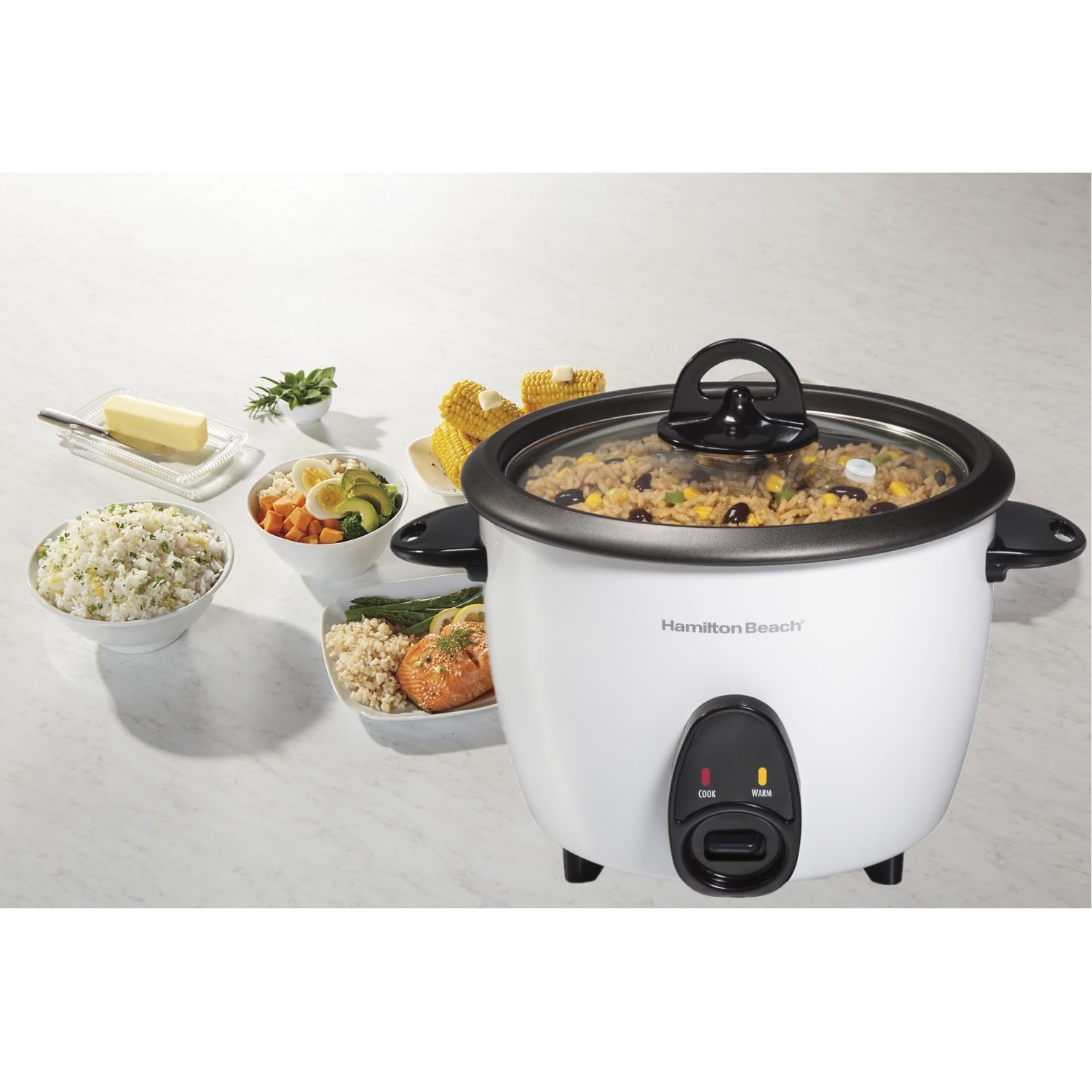 Olla Arrocera Hamilton Beach 3.78L con Vaporera