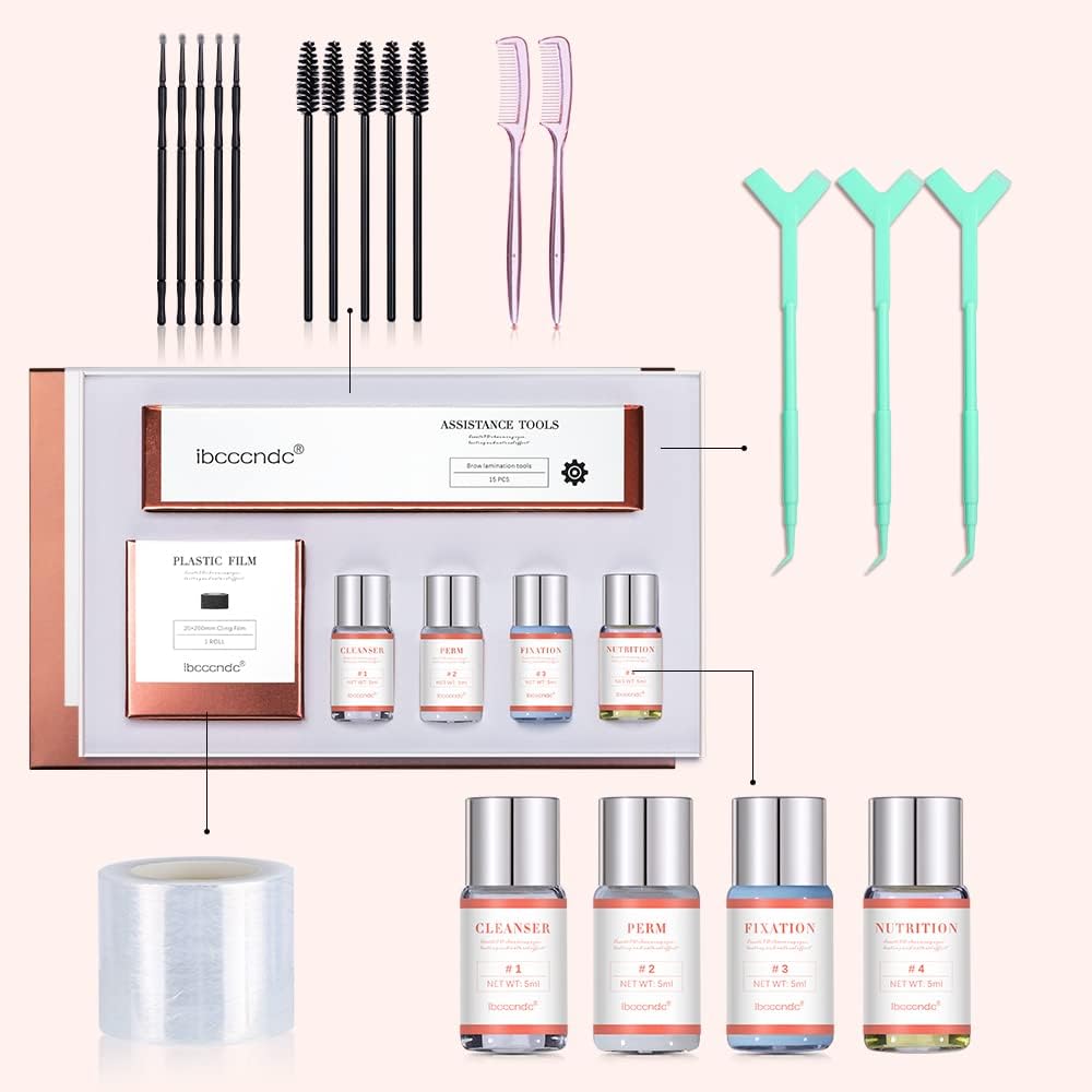 Kit de Laminación de Cejas Aofong Profesional con Queratina