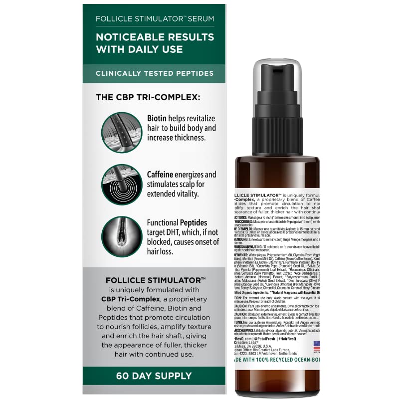 Estimulador del Folículo PETAL FRESH Sin Fragancia Unisex para Adultos
