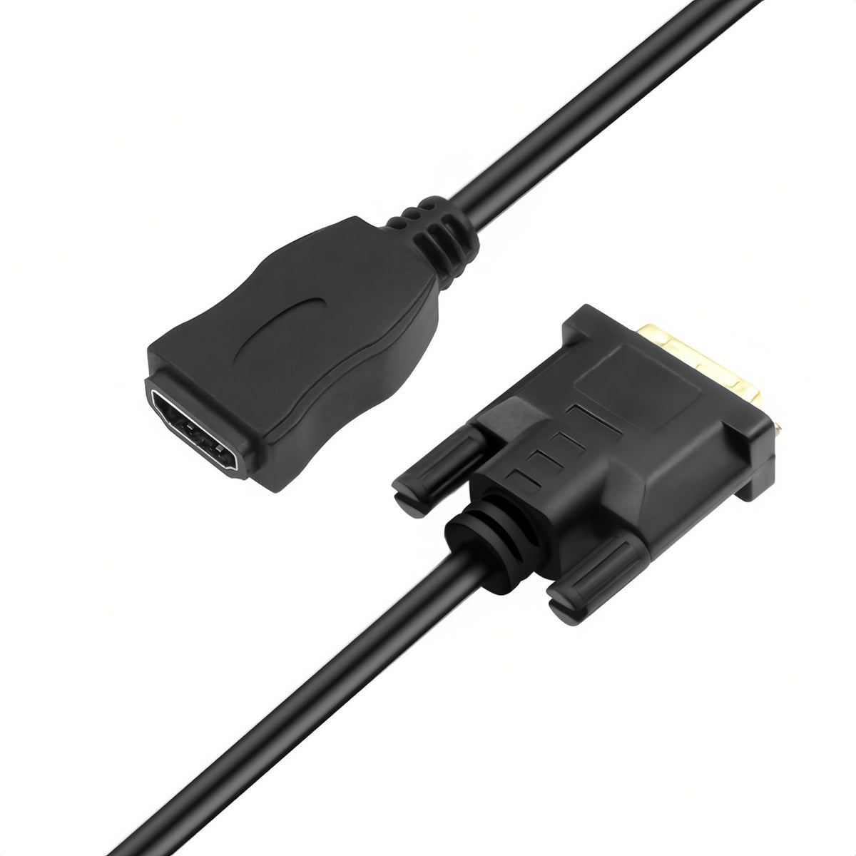 Adaptador de Cable HDMI a DVI MMOBIEL Dorado Bidireccional 1080p Full HD 60Hz 0,3 m
