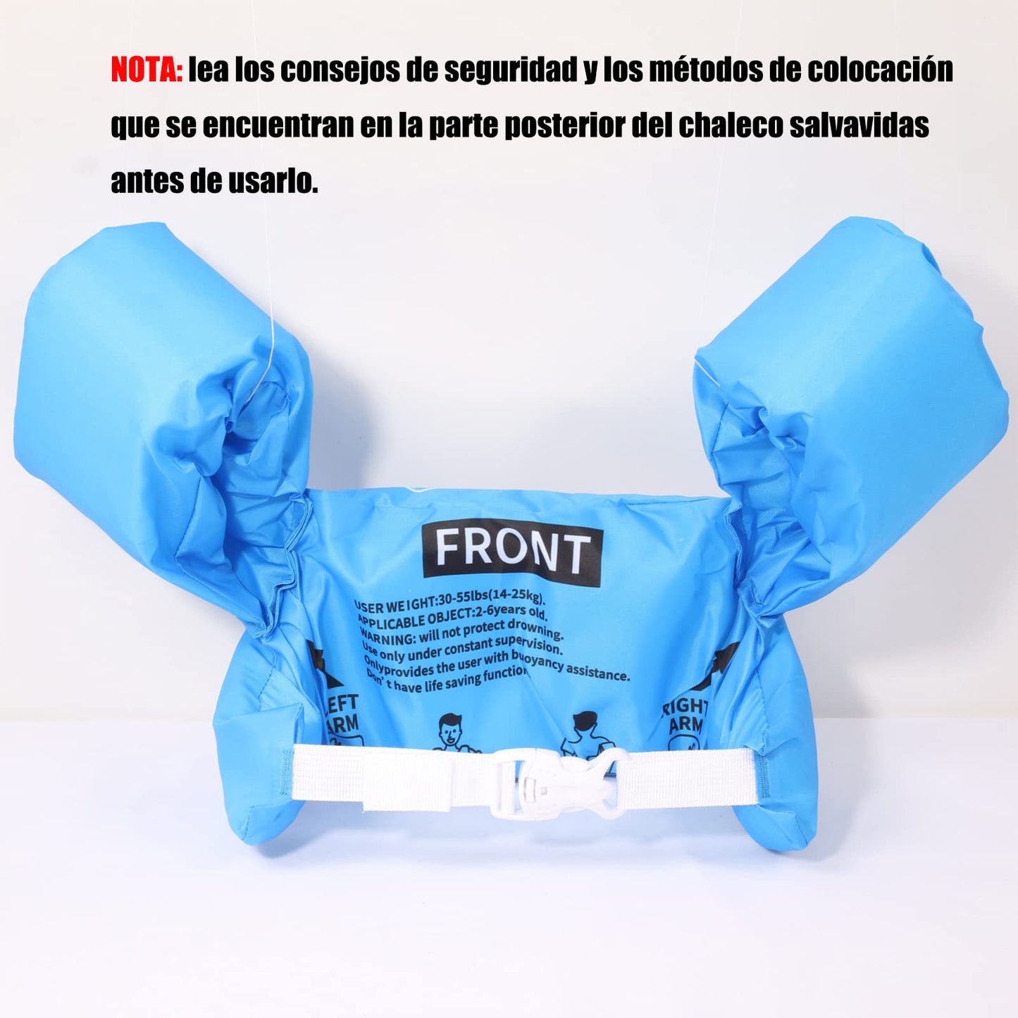 Chaleco Salvavidas MOSU Tiburón para Niños con Flotadores de Brazo para Piscina