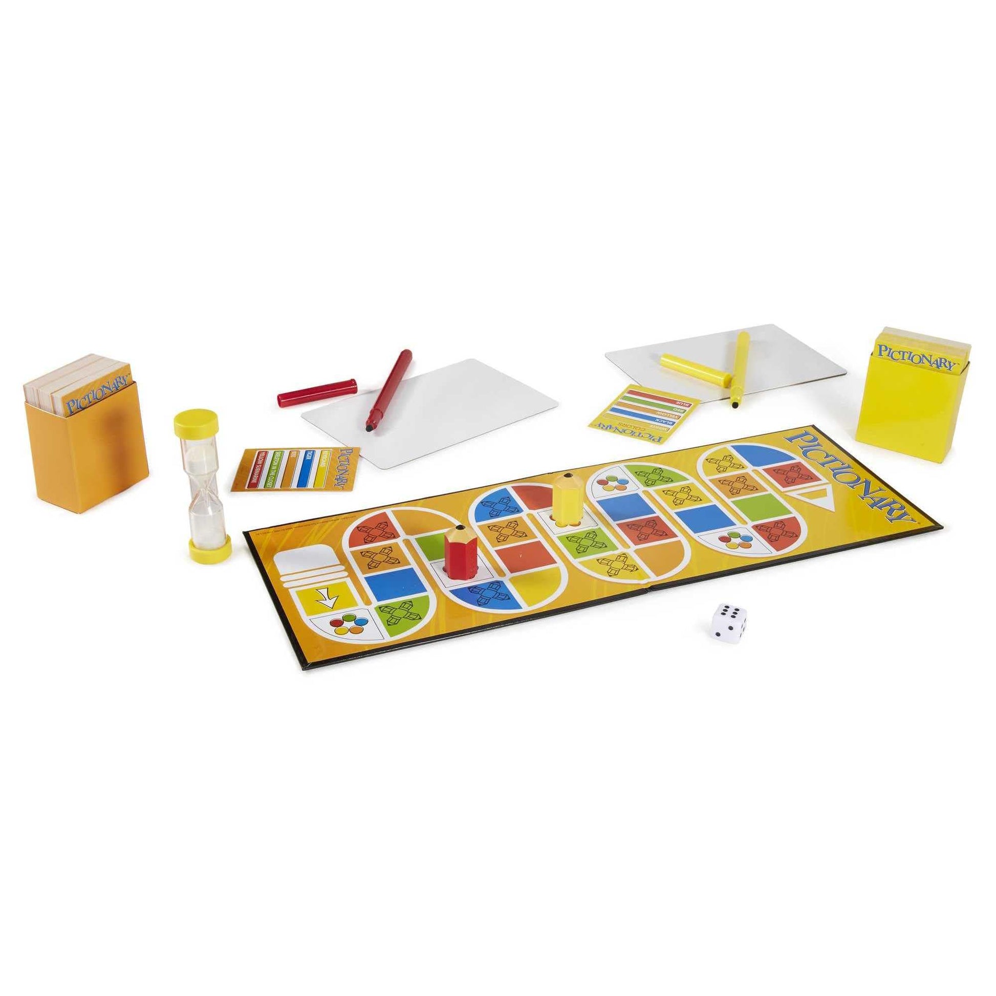 Juego de Mesa Pictionary Mattel Original Multicolor Diversión Familiar Creativa