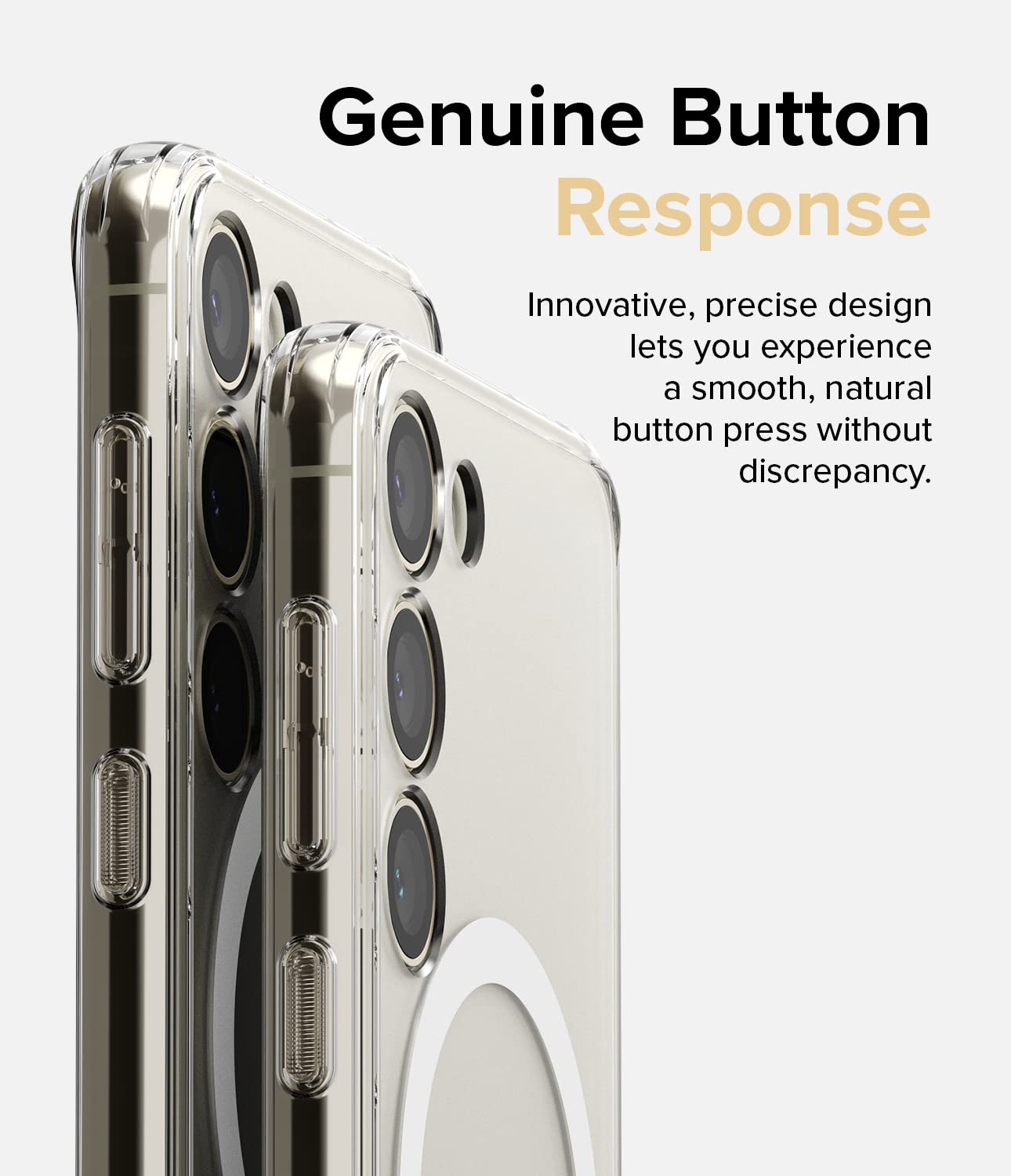 Funda Magnética Antihuellas Ringke Fusion Matte Clear para Samsung Galaxy S23 5G