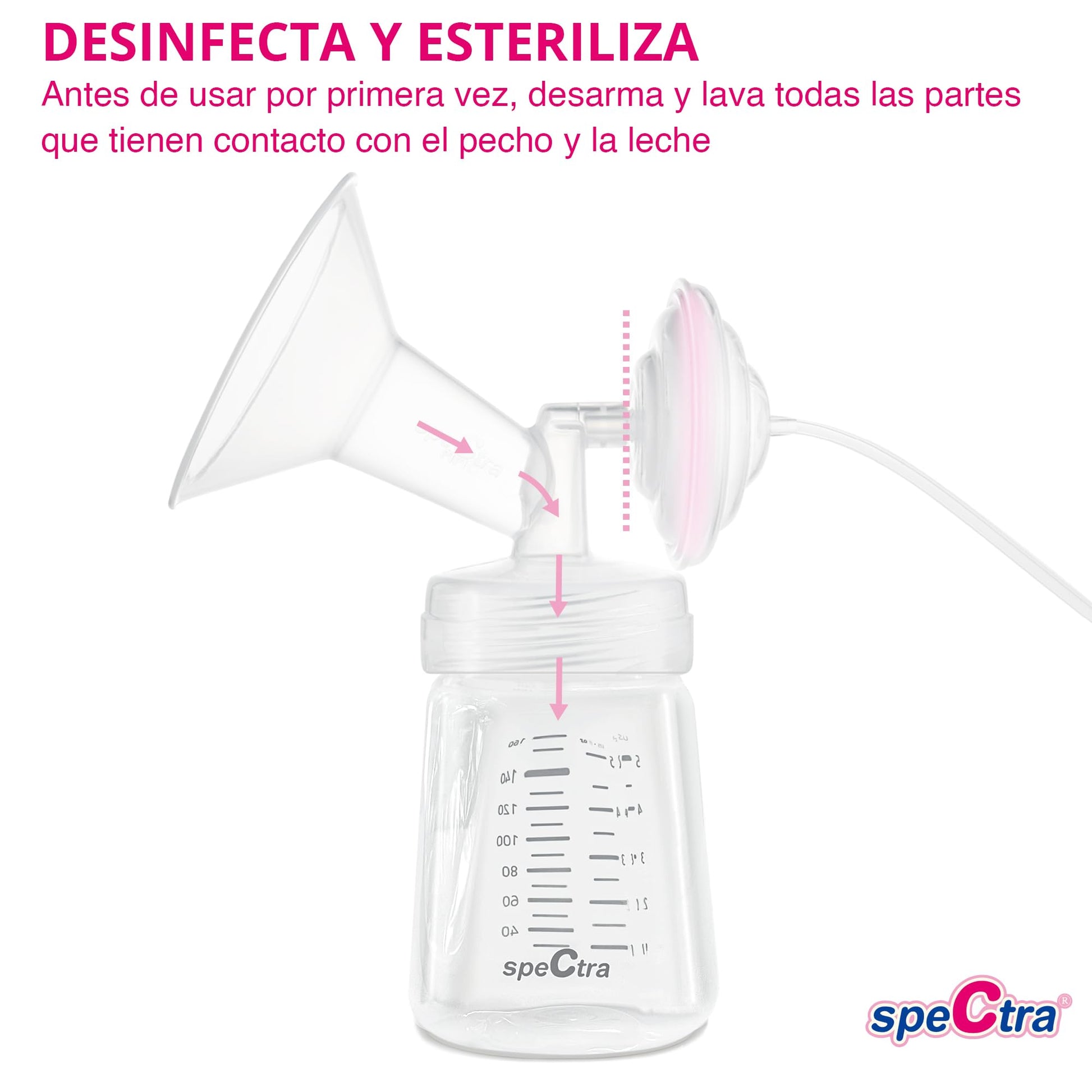 Protector Anti Reflujo Spectra con Tapas y Membrana de Silicón