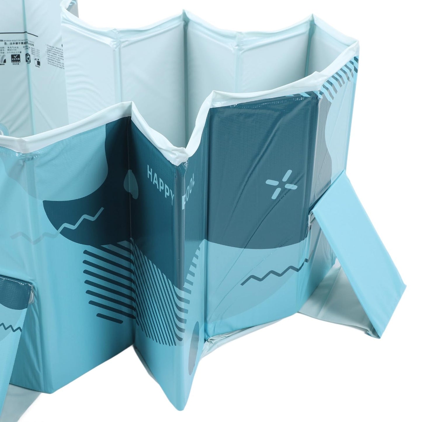 Piscina Plegable para Niños Portátil de Plástico Duro para Jardines y Patio Exterior