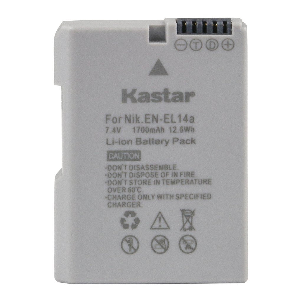 Kastar Batería En-el14a En El14 para Nikon D3300 D3200 D5300 D5200