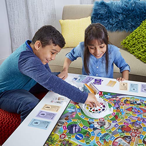 Hasbro Gaming The Game of Life, Juego de Mesa Familiar para 2 a 4 Jugadores, Juego de Interior para niños de 8 años en adelante, Clavijas Vienen en 6 Colores