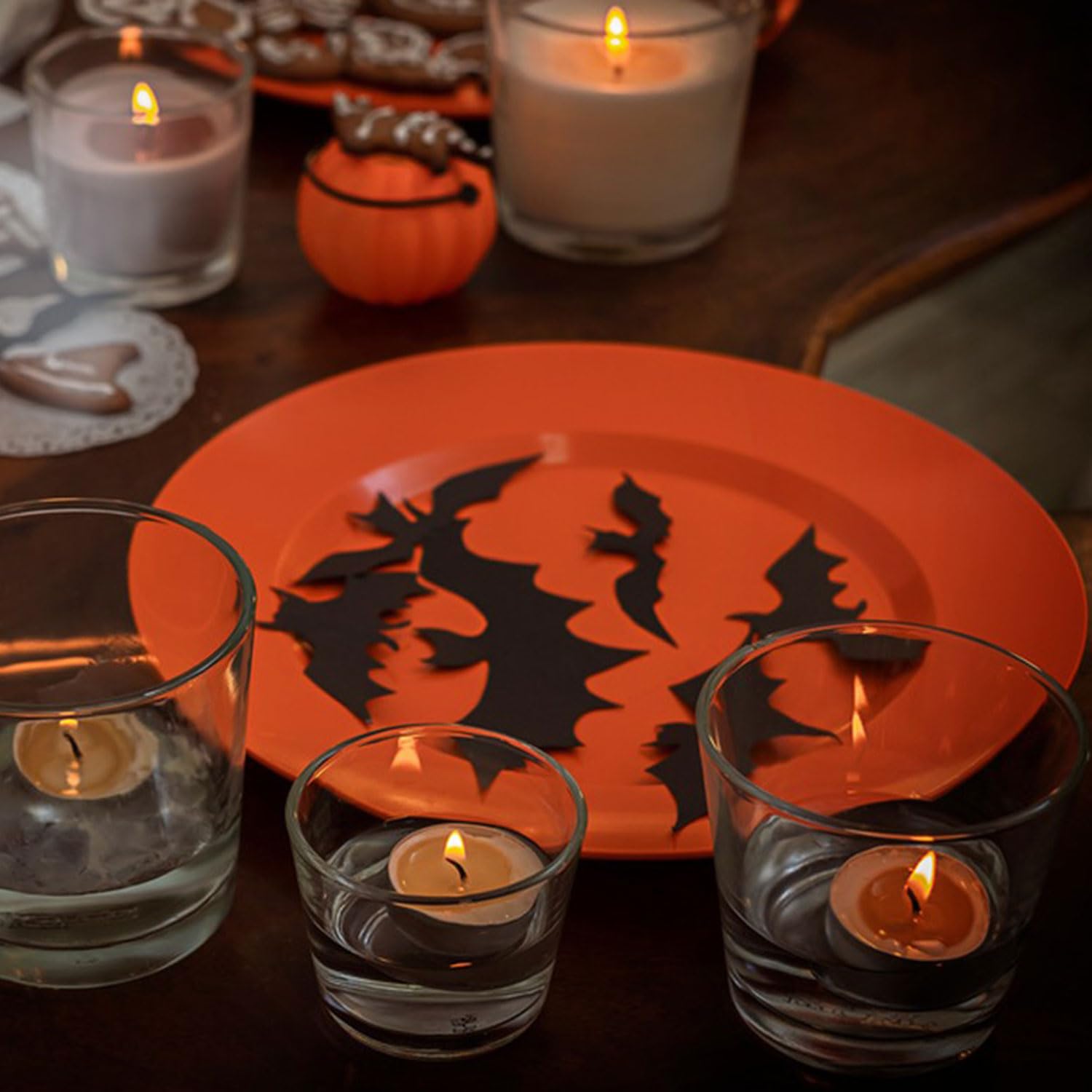 Velas de Té Cera Natural Blanco Sin Humo Inodoras 100 Unidades Duración 4 Horas Luz Cálida y Relajante