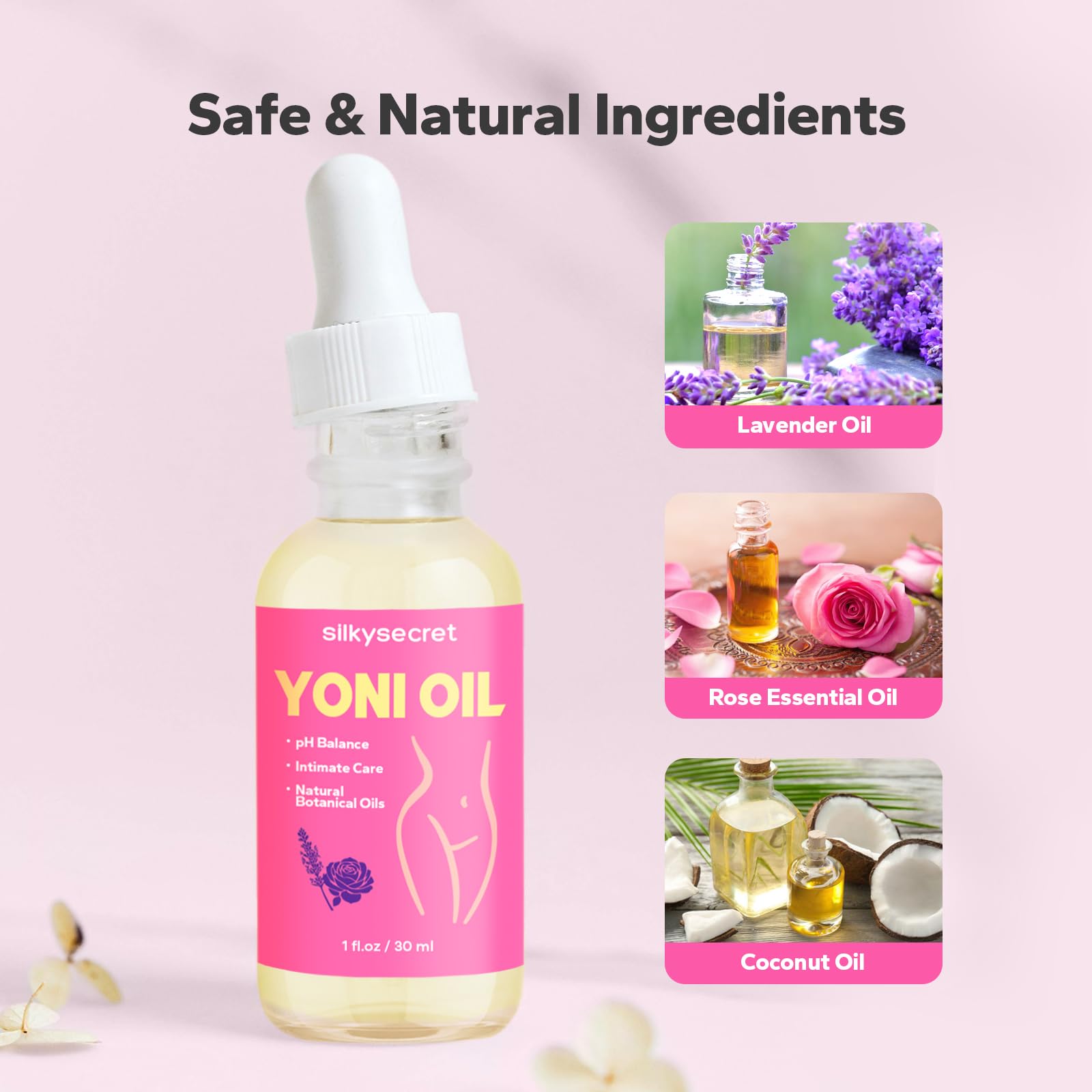 Pack de 2 Aceites Corporales Aromatizados para Higiene Femenina y Bienestar Íntimo