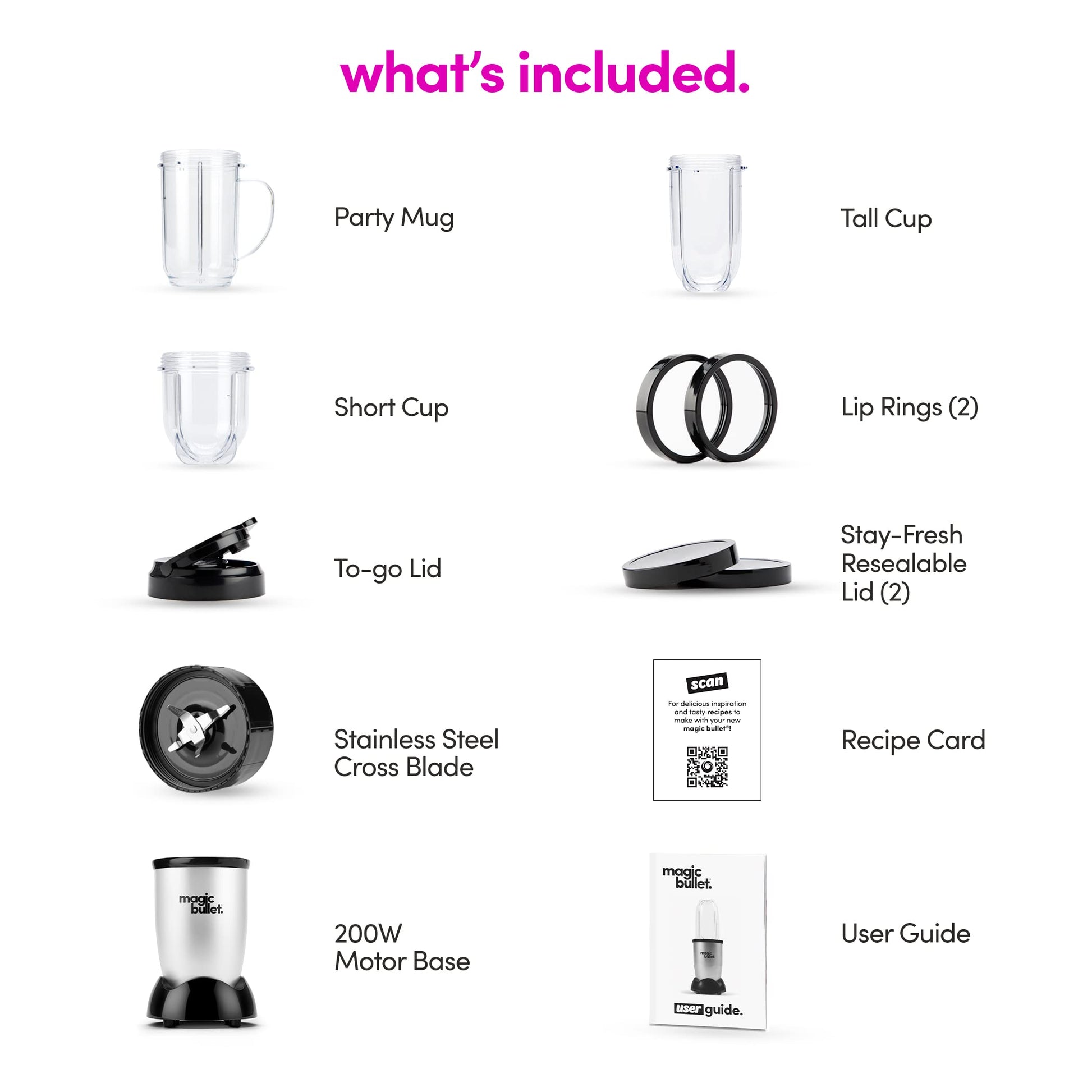 Batidora NutriBullet by MagicBullet Plateada Compacta