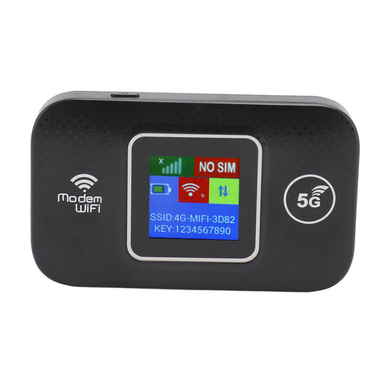 Dispositivo de Punto de Acceso Móvil 4G LTE, Enrutadores WiFi Portátiles para Viajes Enrutador Inalámbrico Enrutador de Punto de Acceso Inalámbrico, Pantalla a Color Enrutador de