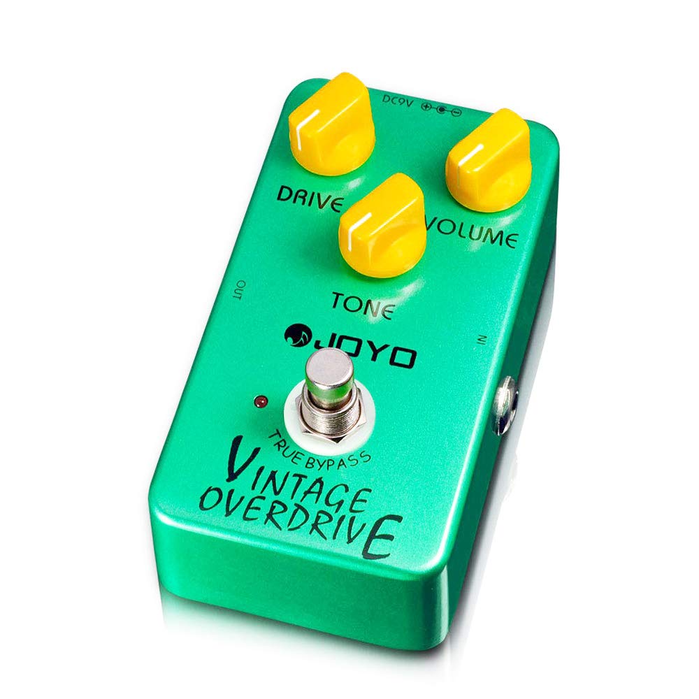 JOYO - Pedal clásico Overdrive tono clásico para efecto guitarra eléctrica - True Bypass (JF-01)