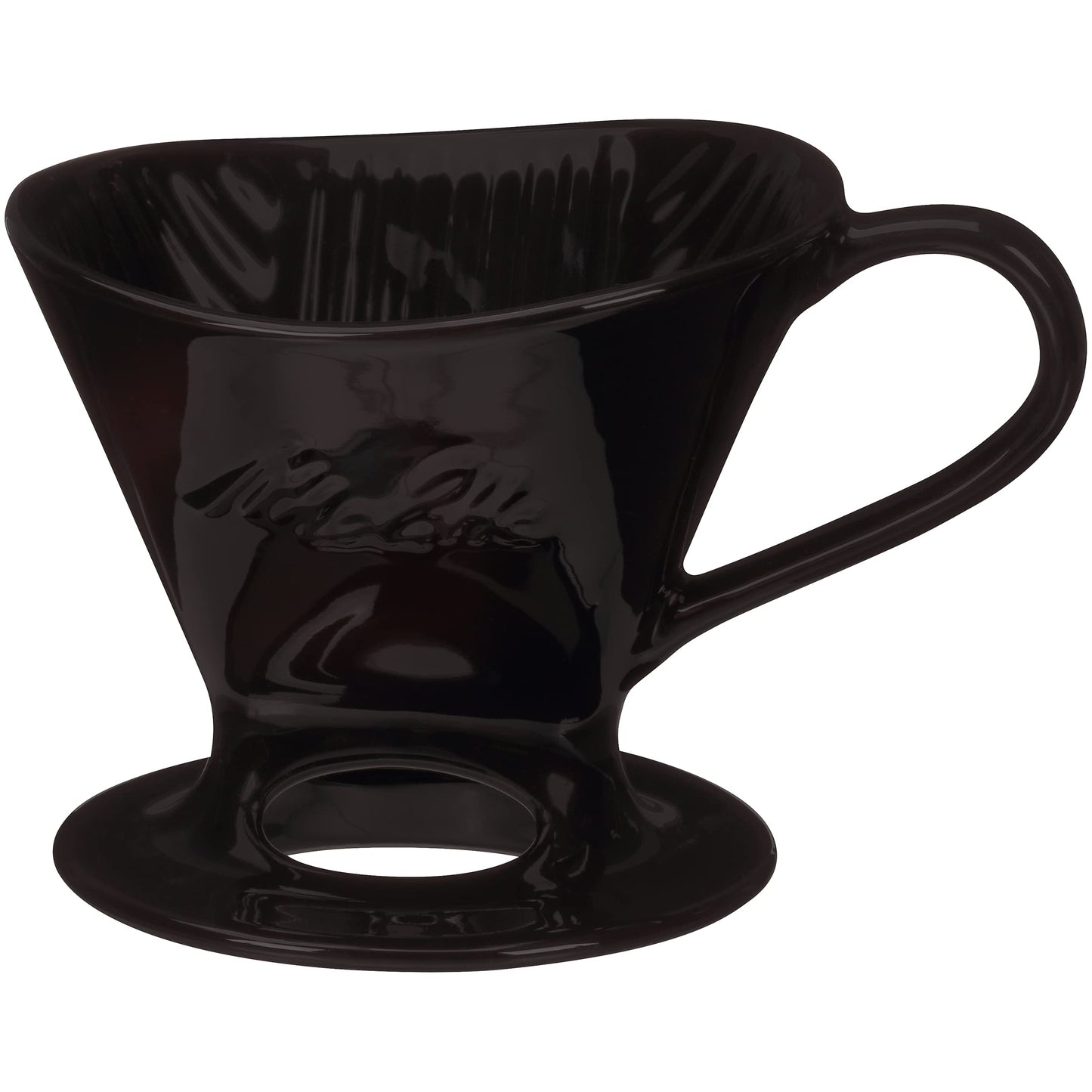 Cafetera Melitta Negro Brillante con Cono de Vertido 1 Taza