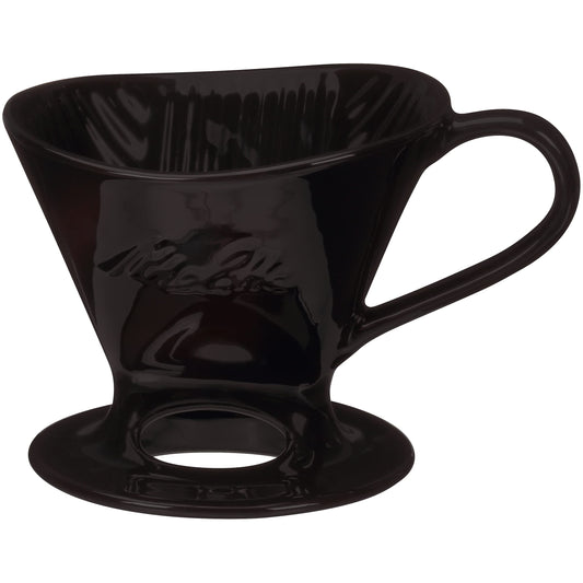 Cafetera Melitta Negro Brillante con Cono de Vertido 1 Taza