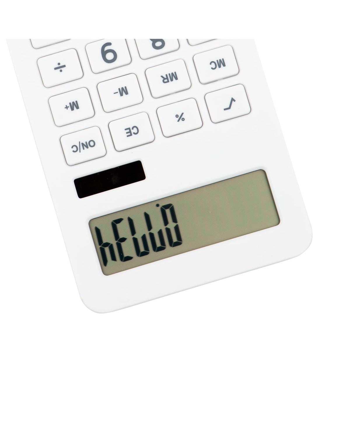 Calculadora JAM PAPER Blanca con Visualización LCD de 10 Dígitos
