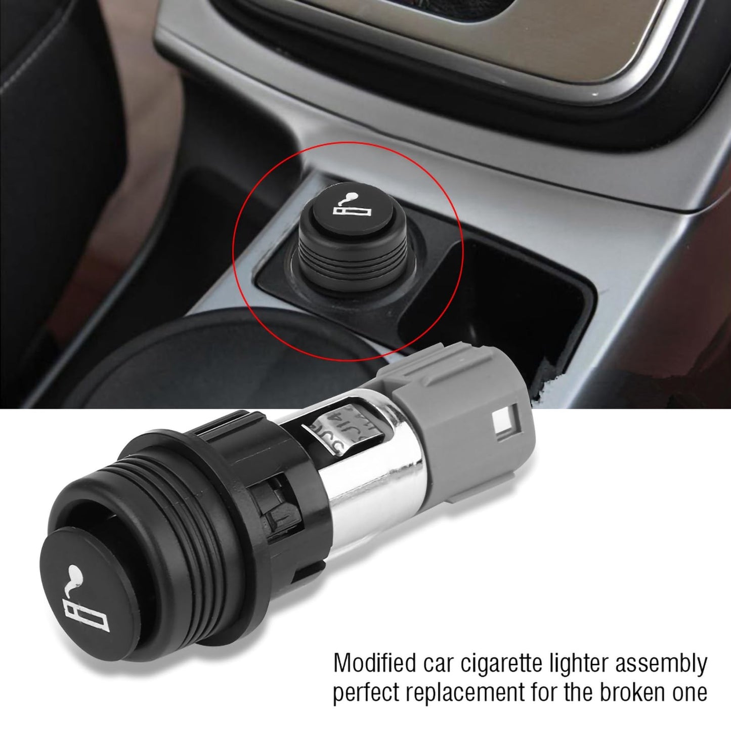 Dweekiy Encendedor de Cigarrillos para automóvil, ensamble de tomacorriente de 12V 120W para Encendedor de Cigarrillos para Auto-Carro