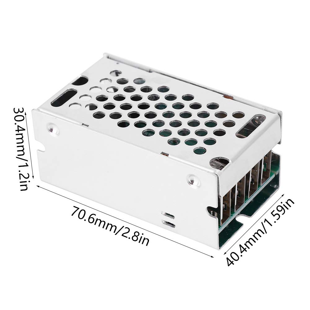 Módulo Convertidor de Voltaje de Fuente de Alimentación con 4 Salidas USB de Aluminio
