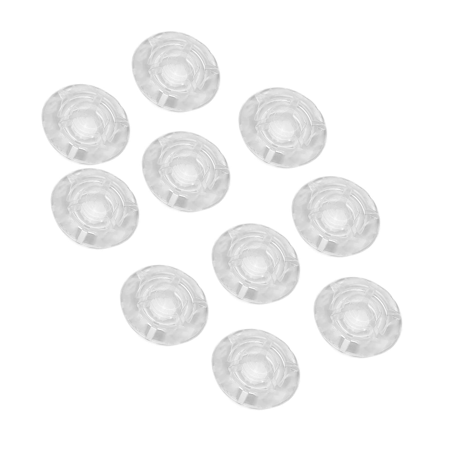 Pedal Toppers Universal transparente interruptor de pie cubierta de uñas plástico 10 Uds de moda para músicos para Pedal de efecto de guitarra