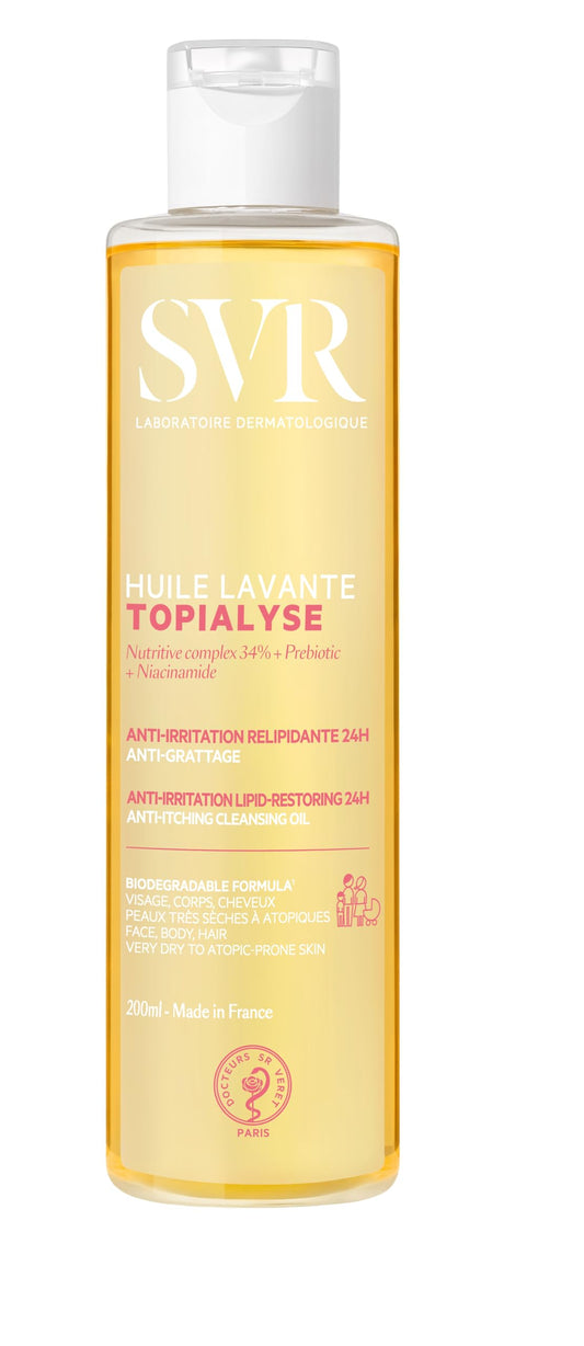 SVR Aceite Limpiador Topialyse para Cuerpo y Rostro 200 ml