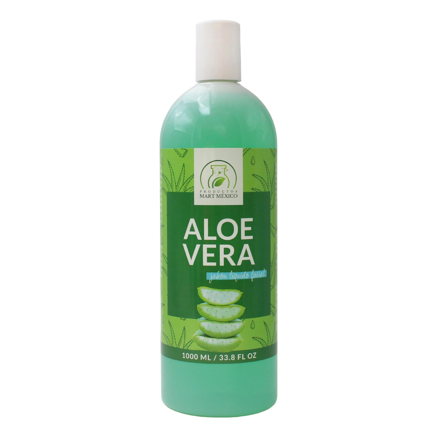 Jabón Líquido Facial De Aloe Vera Piel Normal Mixta 1 Litro Productos Mart Mexico