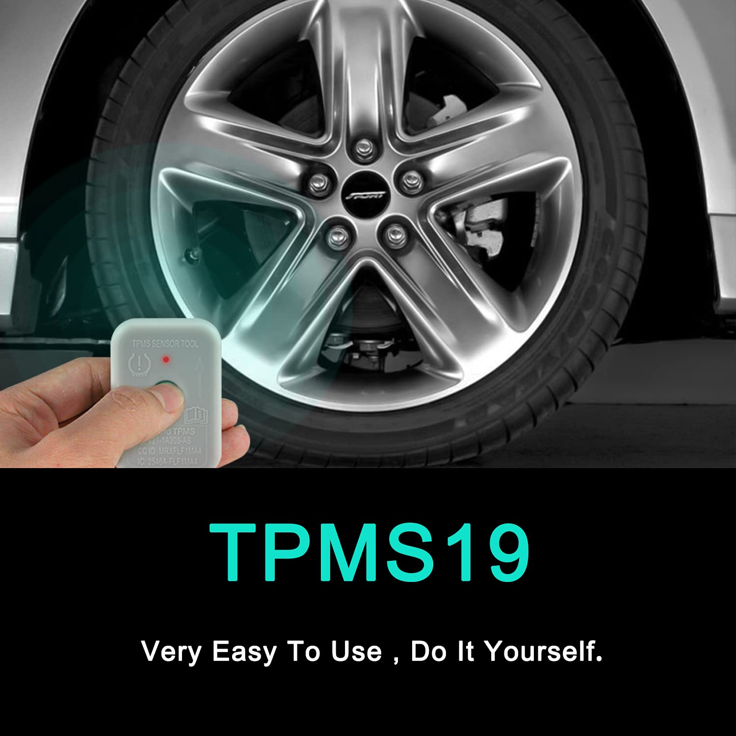 JDIAG TPMS Herramienta de sensor TPMS, herramienta de reinicio TPMS para F150 Auto TPMS Reinicio Sensor Programación Herramientas de entrenamiento Sistema de monitoreo de presión de neumáticos