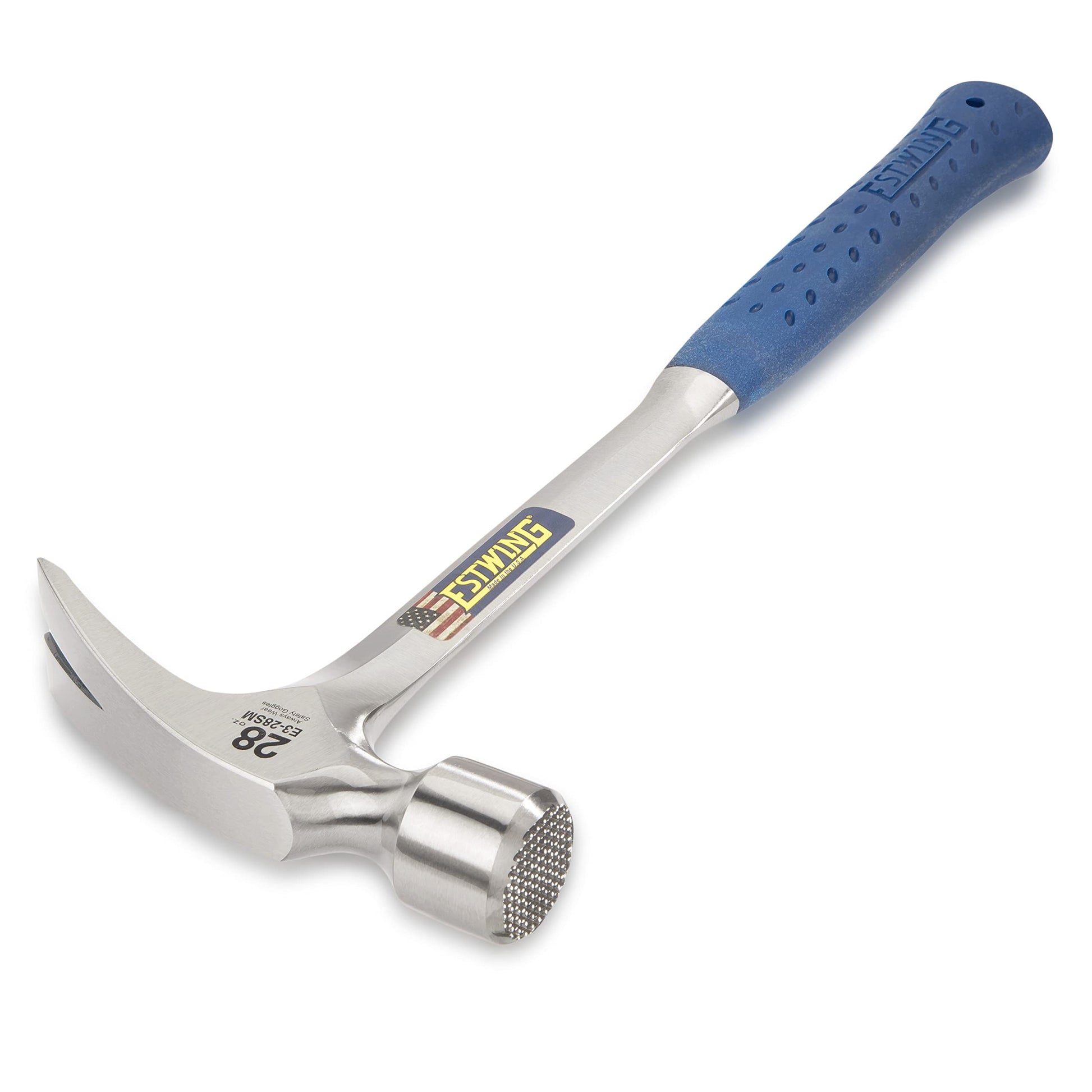 Martillo de Carpintero Estwing E3-28SM Azul Fresado