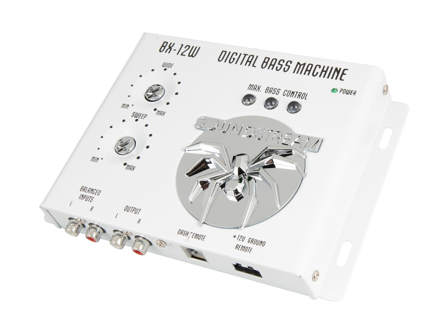 Soundstream BX-12W Digital Bass Processor with Remote (White)