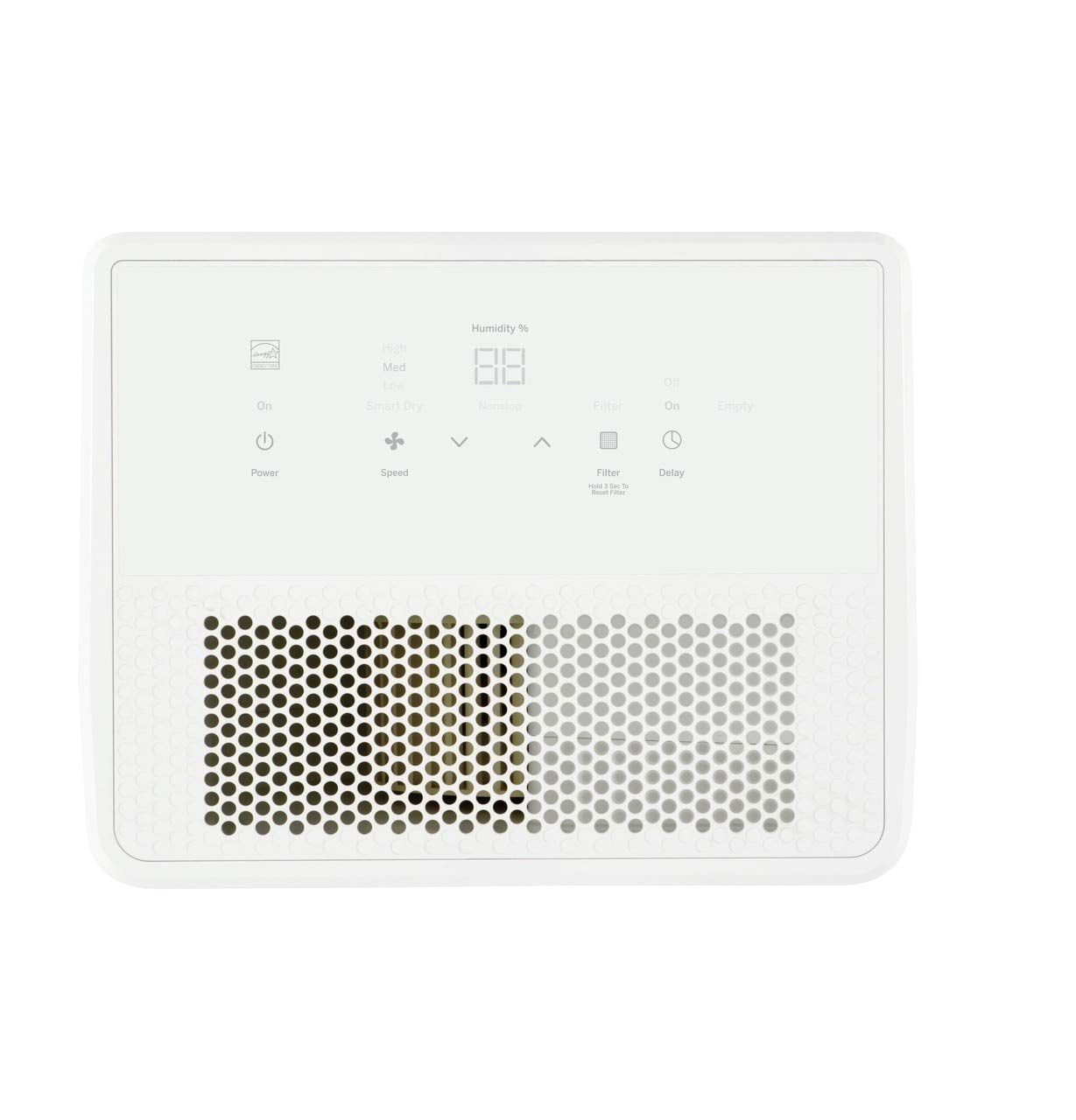 Haier Deshumidificador portátil de 35 pintas, perfecto para recámara, sótano y cochera, para zonas de alta humedad o muy húmedas, alarma de cubeta aspiradora, alerta de filtro limpio y controles