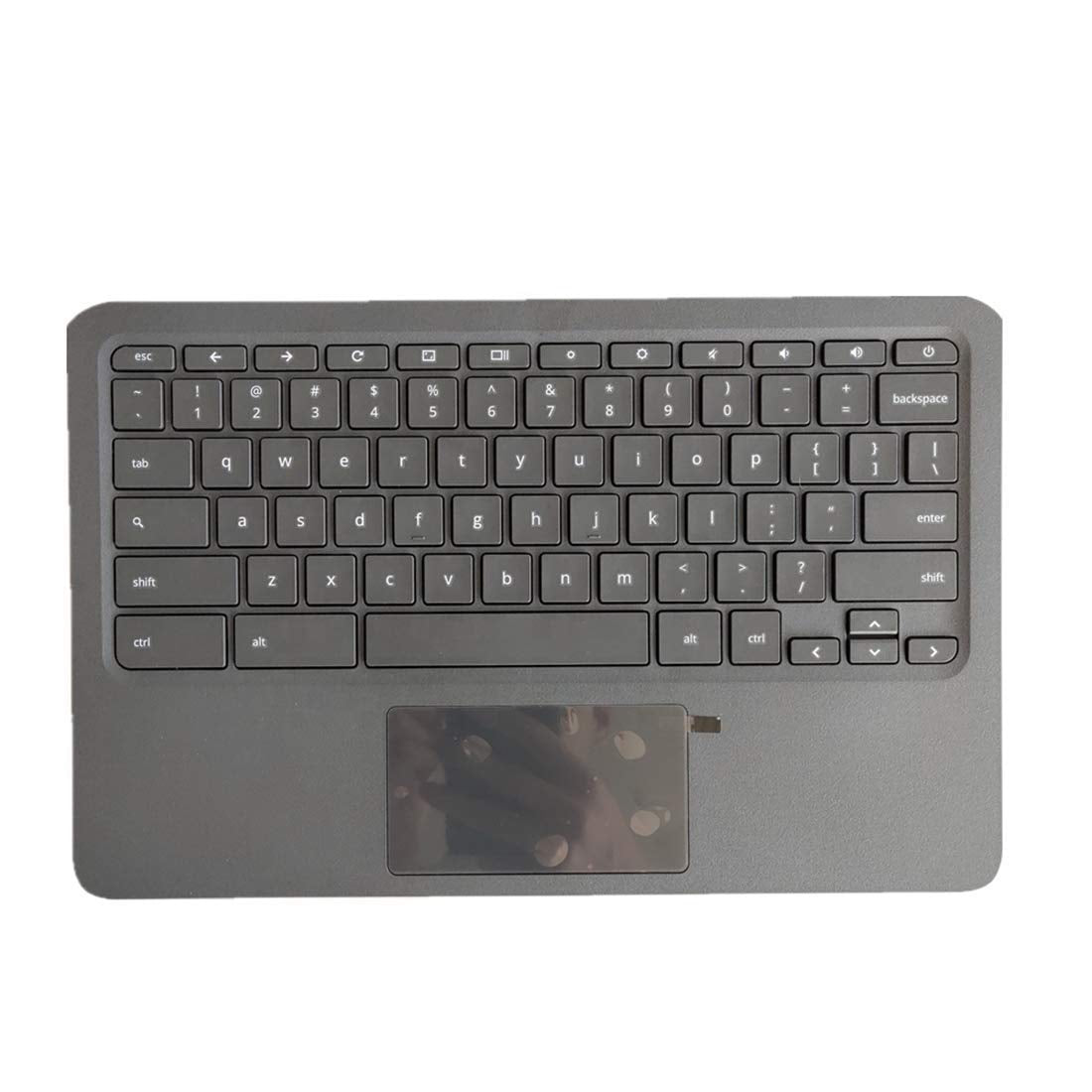 Repuesto Chromebook 11 G6 EE F-HONG negro con Teclado Retroiluminado y Reposamuñecas