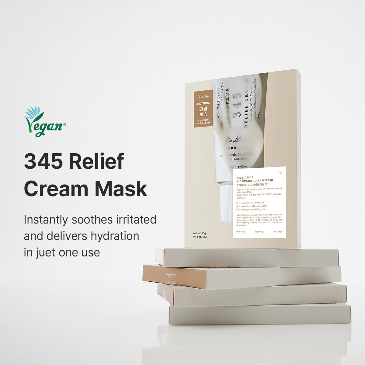 Dr.Althea 345 Relief Cream Mask (4 unidades)