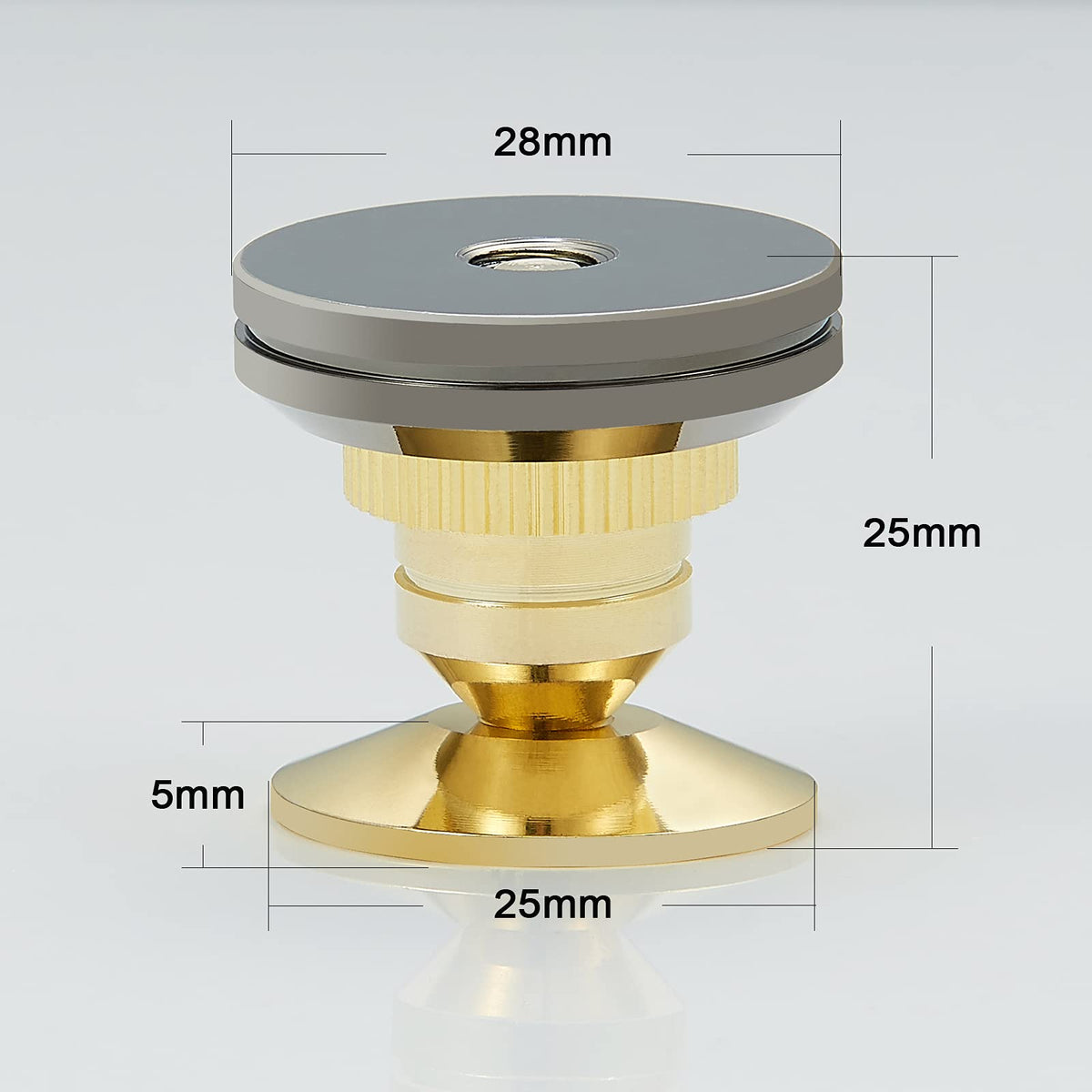 Protectores de Piso Pailvens Ajustables a Prueba de Golpes para Amplificador de Alta Fidelidad y Subwoofer