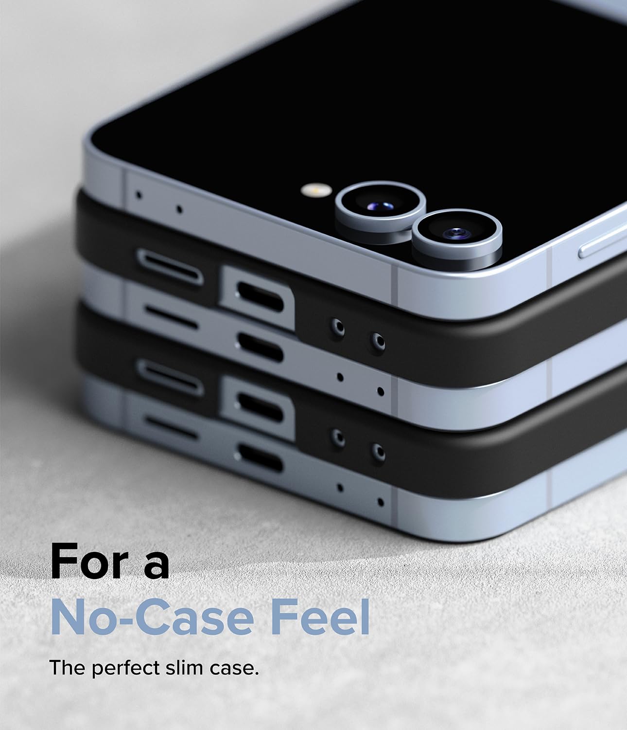 Funda Slim Magnética Ringke Samsung Galaxy Z Flip 7 FE/Z Flip 6 Black Antiamarilleo Compatible con MagSafe